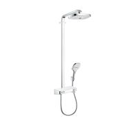Hansgrohe Raindance Select E - Conjunto de ducha con termostato ShowerTablet, 30 cm, 2 chorros, cromo 27126400
