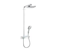 Hansgrohe Raindance Select E - Conjunto de ducha con termostato ShowerTablet, 30 cm, 2 chorros, cromo 27126000