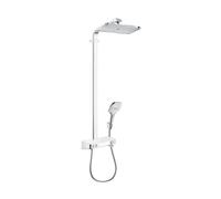 hansgrohe Raindance Select E360 Tubo de ducha de 1 función, con ShowerTablet Select 300, 27288400, Color: Cromado / Blanco