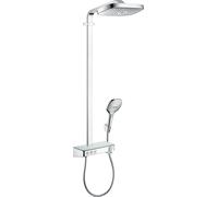 hansgrohe Raindance Select E Tubo de ducha 300 3jet con ShowerTablet Select 300, 27127000, Color: cromado