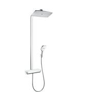 hansgrohe Raindance Select E360 Tubo de ducha de 1 función, con termostato, 27112400, Color: Cromado / Blanco