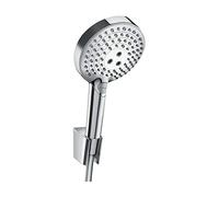 Hansgrohe Conjunto de ducha Raindance Select S 120 3jet P, soporte y manguera 1,6 m, cromo 27668000
