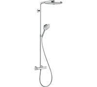 Hansgrohe Conjunto de ducha Raindance Select S 300 – Termostato 30 cm, 2 chorros, cromo 27133000
