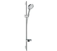 Hansgrohe Raindance Select S - Conjunto de ducha 120 3jet con barra de ducha 90 cm, cromo 27667000