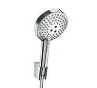 Hansgrohe Raindance Select S - Conjunto de ducha 120 3jet P con soporte y manguera 1,25 m, cromo 27669000