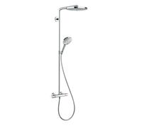 Hansgrohe Raindance Select S - Conjunto de ducha con termostato, 24 cm, 2 chorros, cromo 27129000
