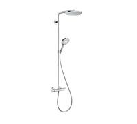 Hansgrohe Raindance Select S - Conjunto de ducha con termostato Showerpipe 240 1jet P, cromo 27633000