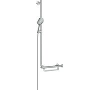 hansgrohe Raindance Select S Set de ducha 120 3jet con barra de ducha 110 cm a la izquierda, 26324000, Color: cromado