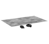 Hansgrohe RainDrain Allround - Canaleta de ducha 80 cm, con rejilla, acero inoxidable cepillado 56187800