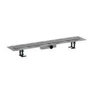 Hansgrohe RainDrain Compact - Canaleta de ducha 100 cm, con rejilla, acero inoxidable cepillado 56182800
