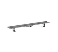 Hansgrohe RainDrain Compact - Canaleta de ducha 120 cm, para baldosas, con rejilla 56173000