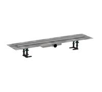 Hansgrohe RainDrain Compact - Canaleta de ducha 80 cm, con rejilla, acero inoxidable cepillado 56166800