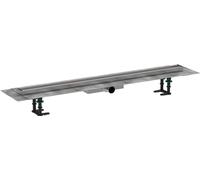 hansgrohe RainDrain Compact, compact set completo de desagüe lineal de ducha, canaleta ducha 1000mm alicatable, canal de drenaje para instalación plana