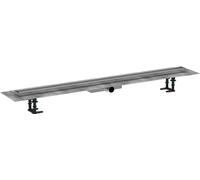 hansgrohe RainDrain Compact, compact set completo de desagüe lineal de ducha, canaleta ducha 1200mm alicatable, canal de drenaje para instalación plana