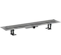 hansgrohe RainDrain Compact, compact set completo de desagüe lineal de ducha, canaleta ducha 900mm alicatable, canal de drenaje para instalación plana