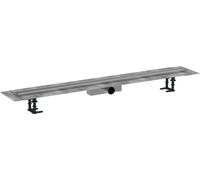 hansgrohe RainDrain Compact kit completo canal de ducha 1200, para instalación estándar, acero inoxidable cepillado, 56184800