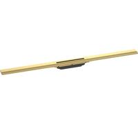 hansgrohe RainDrain Flex 56046990 - Juego completo de desagüe de ducha (1000 cm, canal óptico acortable, aspecto dorado pulido, 100 cm)