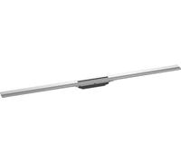 Hansgrohe RainDrain Flex - Canaleta de ducha lineal con rejilla de acero inoxidable 1200, independiente, acortable, acero inoxidable cepillado 56047800