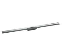 Hansgrohe RainDrain Flex - Canaleta de ducha lineal con rejilla de acero inoxidable 1200, junto a la pared, acortable, cromo 56054000