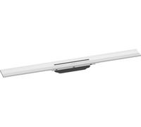 hansgrohe RainDrain Flex - Canaleta para ducha (800 mm, se puede acortar para montaje en pared), color blanco mate