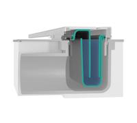 Hansgrohe RainDrain Flex - Canaleta de ducha lineal con rejilla de acero inoxidable 900, independiente, acortable, bronce cepillado 56045140