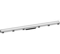 hansgrohe RainDrain Match set completo canal de ducha 1000mm con marco ajustable en altura, 56041700, Color: blanco mate