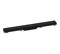 hansgrohe RainDrain Match - Canaleta para ducha (700 mm, marco ajustable, color negro mate)