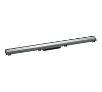 Hansgrohe RainDrain Match - Canaleta de ducha con rejilla de acero inoxidable 900, con marco de altura ajustable, cromo 56040000