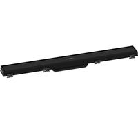 hansgrohe RainDrain Match - Canaleta para ducha (700 mm, marco ajustable, color negro mate)