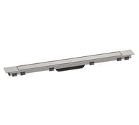 Hansgrohe RainDrain Match Plus - Canaleta de ducha 80 cm, con rejilla, acero inoxidable cepillado 56215800