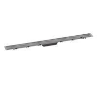 Hansgrohe RainDrain Rock - Canaleta de ducha lineal 900, con rejilla para la inserción de baldosas, marco de altura ajustable, acero inoxidable 56032000
