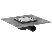 Hansgrohe Desagüe de ducha RainDrain Spot cuadrado 15x15 cm acero inoxidable cepillado 56055800