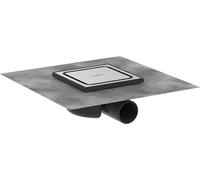Hansgrohe Desagüe de ducha RainDrain Spot cuadrado 15x15 cm acero inoxidable cepillado 56055800