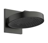 Ducha aérea Rainfinity 250 1jet con conexión a la pared, 26226340, Color: Cromo negro cepillado