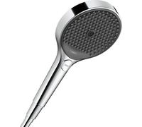 Hansgrohe Rainfinity - Cabezal de ducha, 3 tipos de chorro, EcoSmart+, cromo 26862000