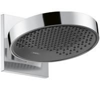 Hansgrohe Rainfinity brazo de ducha con efecto lluvia 25x25 cm circular cromo 26227000