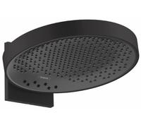 Hansgrohe Rainfinity brazo de ducha con efecto lluvia 36x36 cm circular negro 26234670