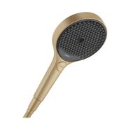 Hansgrohe Rainfinity - Cabezal de ducha, 3 tipos de chorro, EcoSmart+, bronce cepillado 26862140
