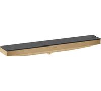hansgrohe Rainfinity conexión mural Porter 500 con soporte de ducha a la derecha, 26858140, Color: Bronce cepillado