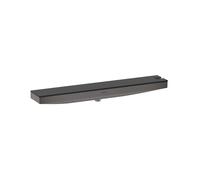 hansgrohe Rainfinity conexión mural Porter 500 con soporte de ducha a la derecha, 26858340, Color: Cromo negro cepillado