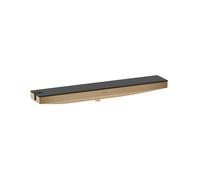Hansgrohe Rainfinity - Codo de pared con soporte y estante, bronce cepillado 26843140