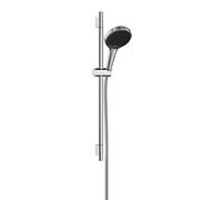 Hansgrohe Rainfinity - Conjunto de alcachofa de ducha, barra y manguera, 3 chorros, cromo 28745000
