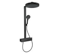 Hansgrohe Rainfinity conjunto de ducha a pared con termostato con rociador con efecto lluvia negro 26853670