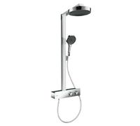 Hansgrohe Conjunto de ducha con termostato Rainfinity, diámetro 25 cm, 3 chorros, cromo