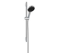 Hansgrohe Rainfinity - Conjunto de ducha, flexo y barra, 3 chorros, EcoSmart,cromo 28746000