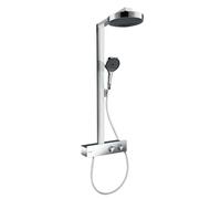Hansgrohe Rainfinity - Conjunto ducha con termostato, diámetro 25 cm, 3 chorros, cromo 28742000