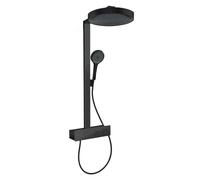 Hansgrohe Rainfinity - Conjunto ducha con termostato, diámetro 36 cm, 3 chorros, negro mate 26853670