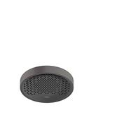 hansgrohe Rainfinity Rociador de ducha 250, 1 tipo de chorro, PowderRain, cromo negro cepillado, 26228340