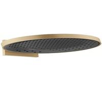 hansgrohe Rainfinity Rociador de ducha 360 3 tipos de chorro PowderRain ducha mural, bronce cepillado, 26234140