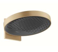 Hansgrohe Rainfinity - Rociador de ducha E 360 con conexión, 1jet, bronce cepillado 26230140